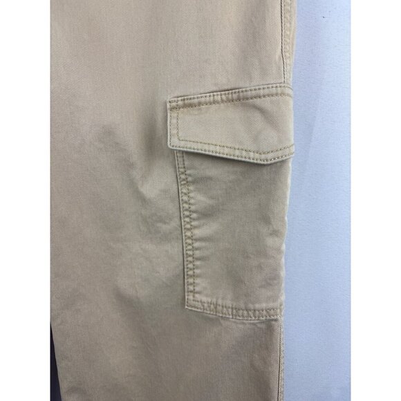 Loft Womens Cargo Pants Size 4 Beige Casual Cotton Spandex Blend Machine Washabl - Picture 3 of 6